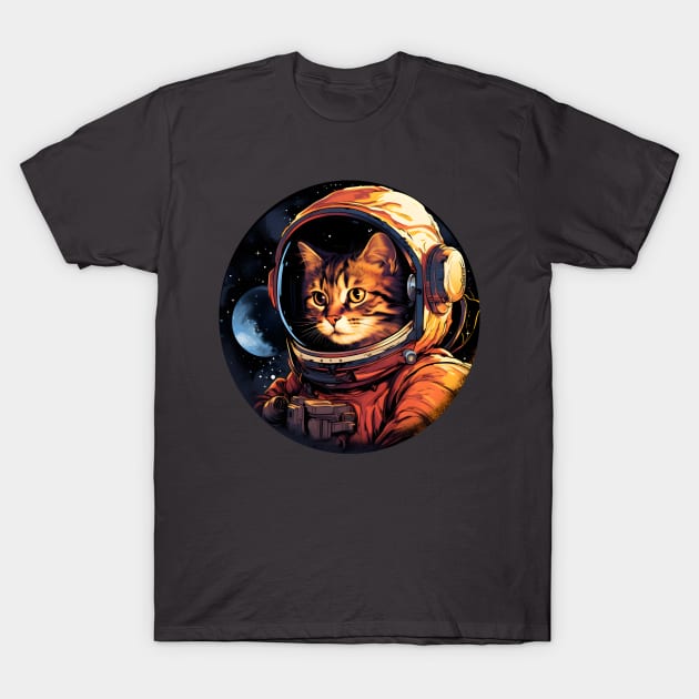 Cat in Spacesuit T-Shirt by UKnowWhoSaid